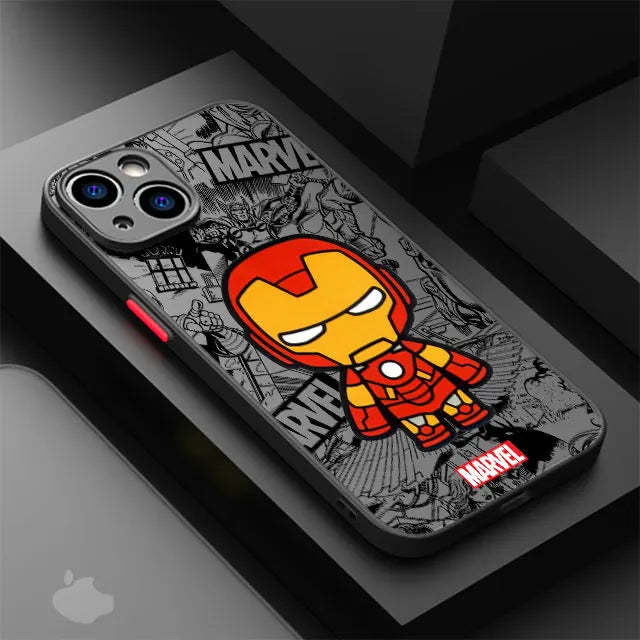 Marvel Cartoon Groot &amp; Spiderman Phone Case