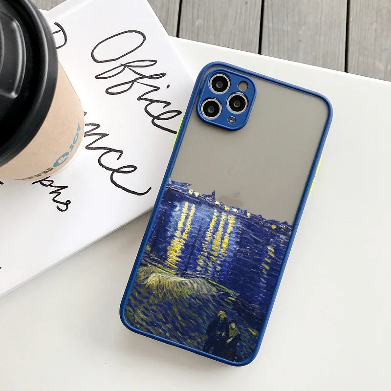 Artistic phone case inspired by Van Gogh oil paintings