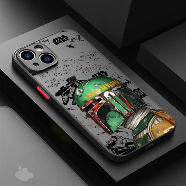 Soft phone case with Star Wars inspired design