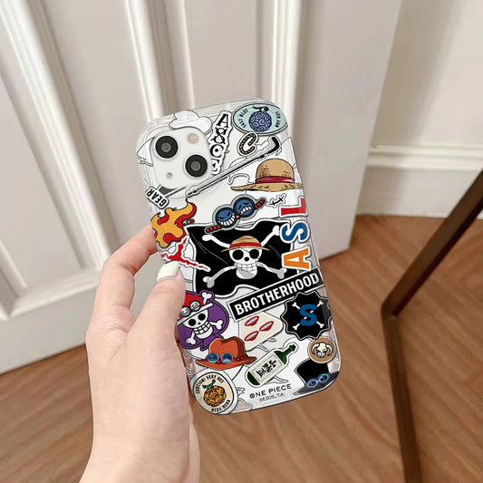 One Pieces anime transparent case