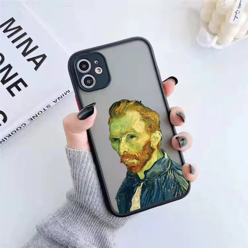 Künstlerische Handyhülle inspiriert von Van Goghs Ölgemälden