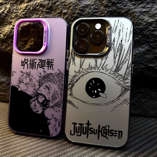 Coque de téléphone noire Anime Jujutsu Kaisen