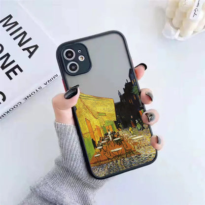 Coque de téléphone artistique inspirée des peintures à l'huile de Van Gogh