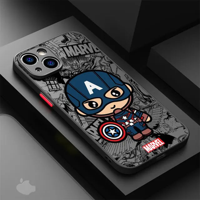 Marvel Cartoon Groot &amp; Spiderman Phone Case