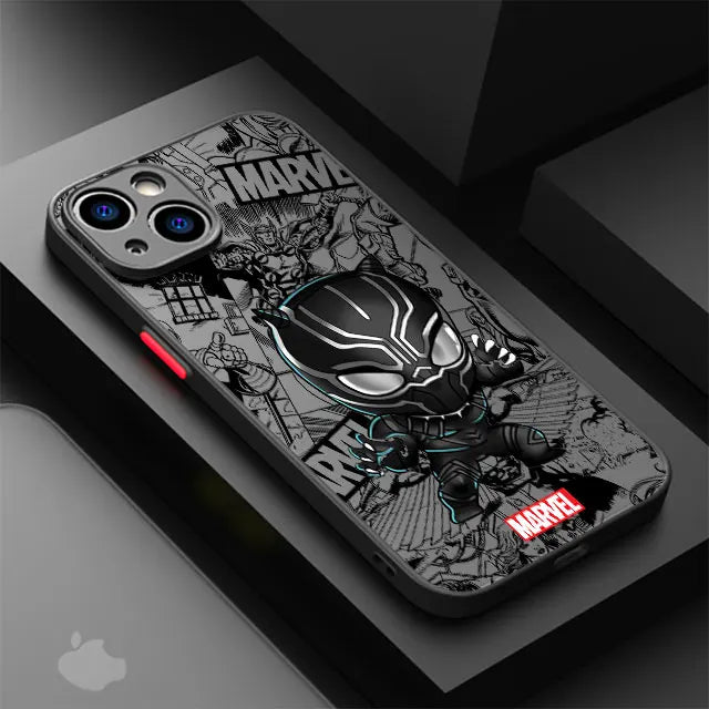 Marvel Cartoon Groot &amp; Spiderman Phone Case