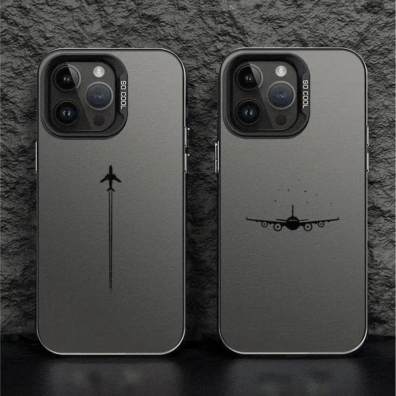 Coque de téléphone motif avion premium