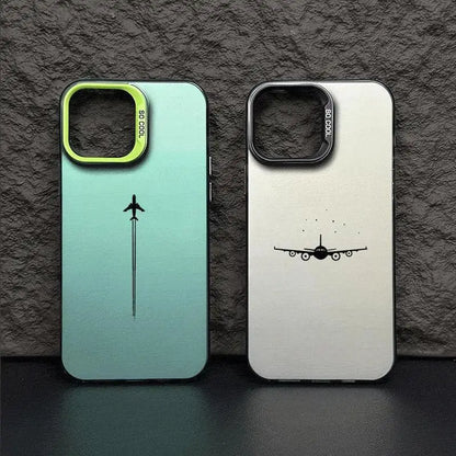 Coque de téléphone motif avion premium