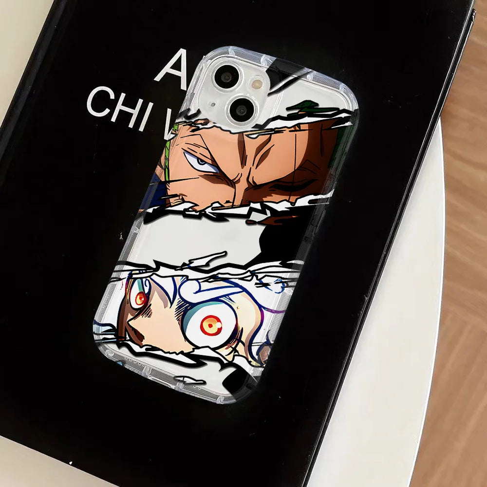 One Pieces anime transparent case