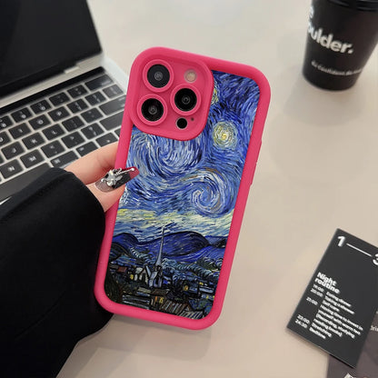 Coque de téléphone imprimée La Nuit Étoilée de Vincent Van Gogh