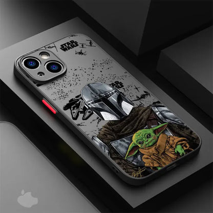 Soft phone case with Star Wars inspired design